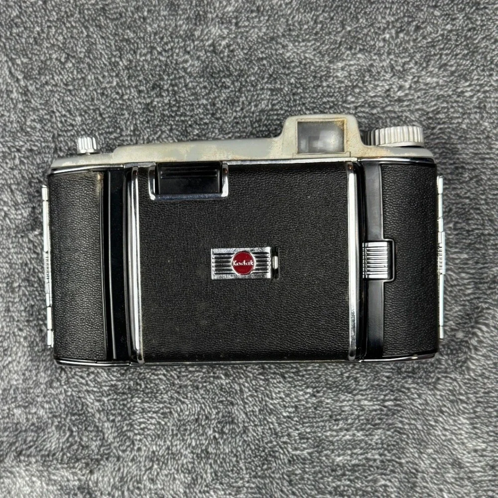 Vintage Kodak Signet 35 35mm Rangefinder Camera‎ with Leather Case Black Silver